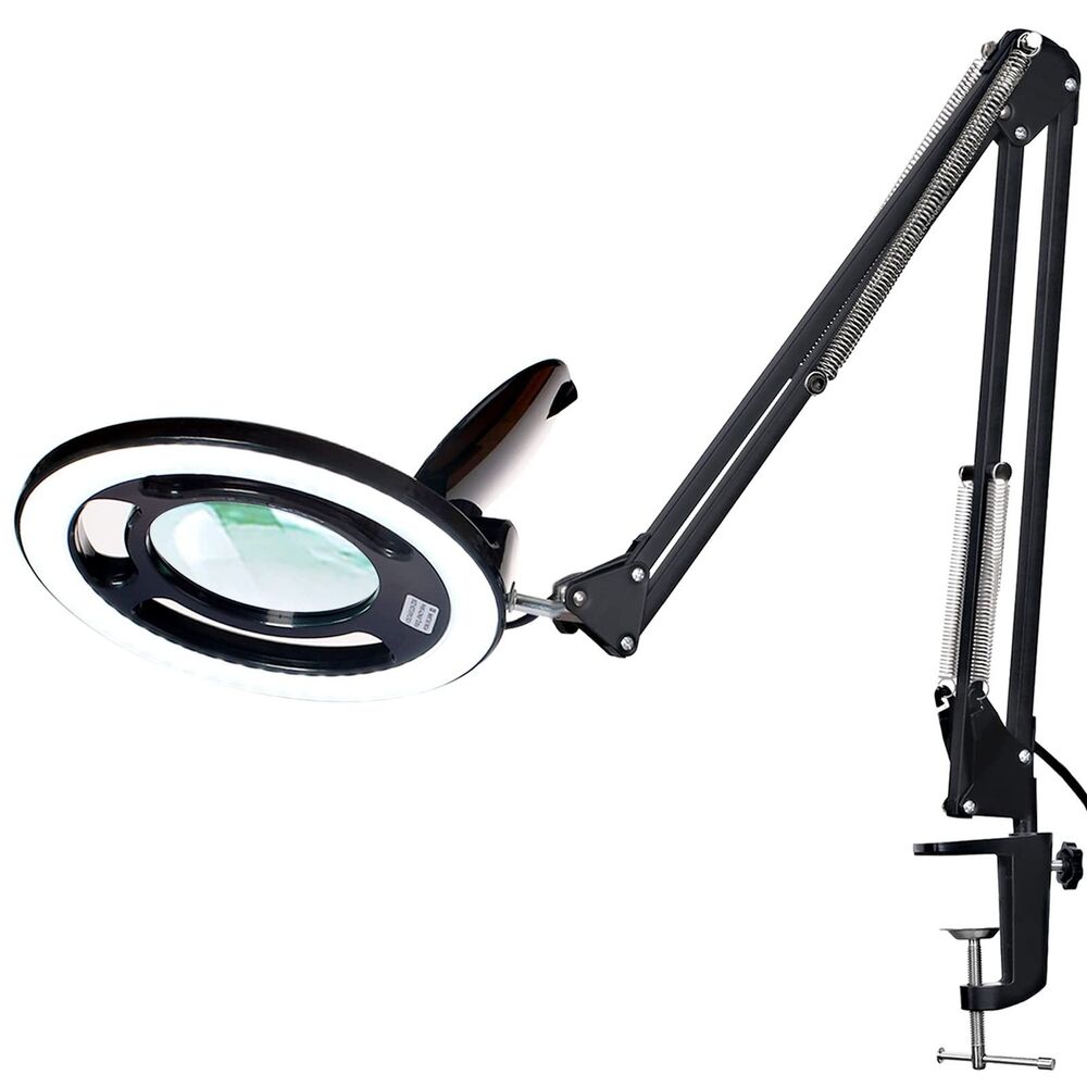 10X Magnifying Glass with Light, KIRKAS 2,200 Lumens LED Magnifying Lamp with Cl